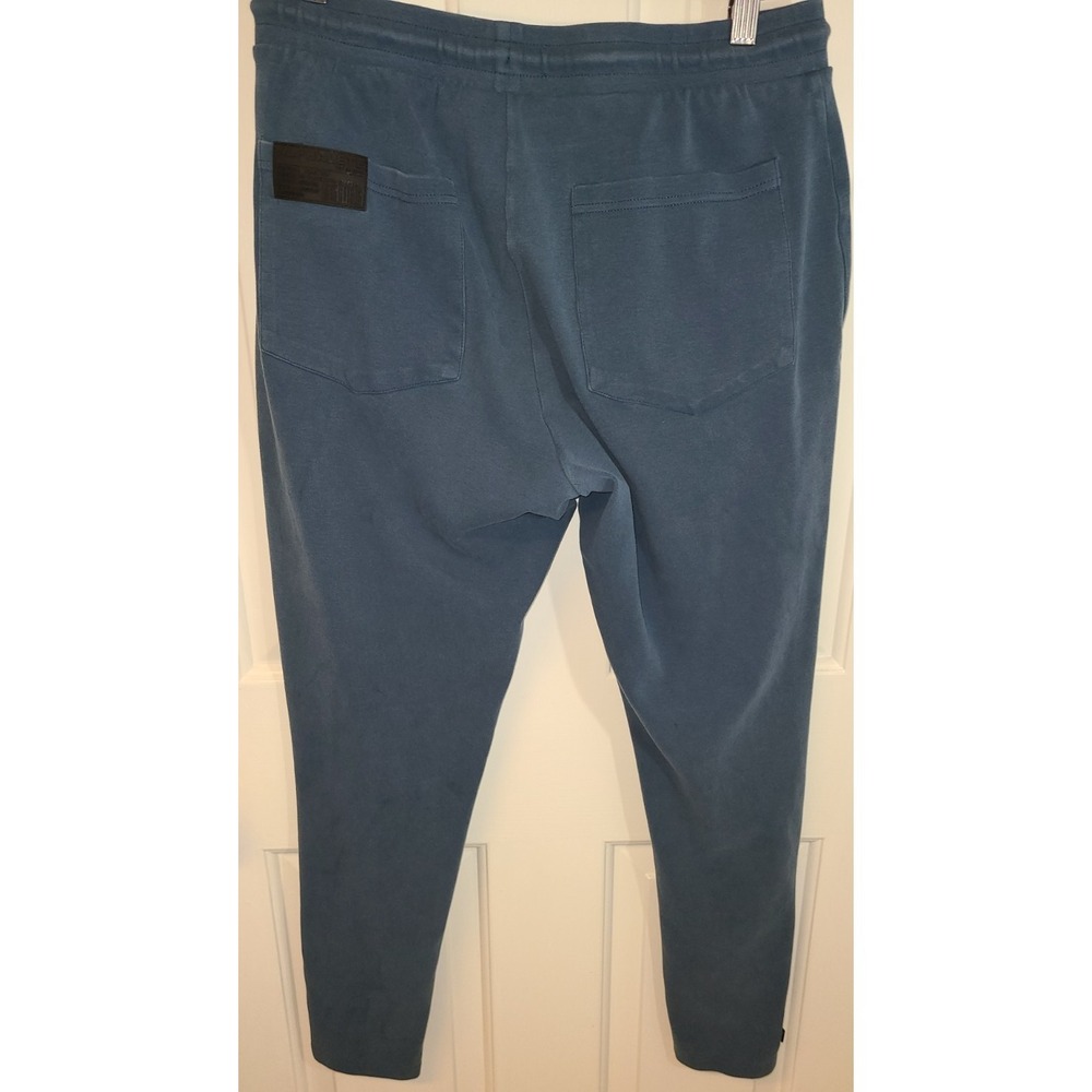 Alphalete Premium Pants Mens Large Blue Joggers Training Gym Athletic Tapered Lg